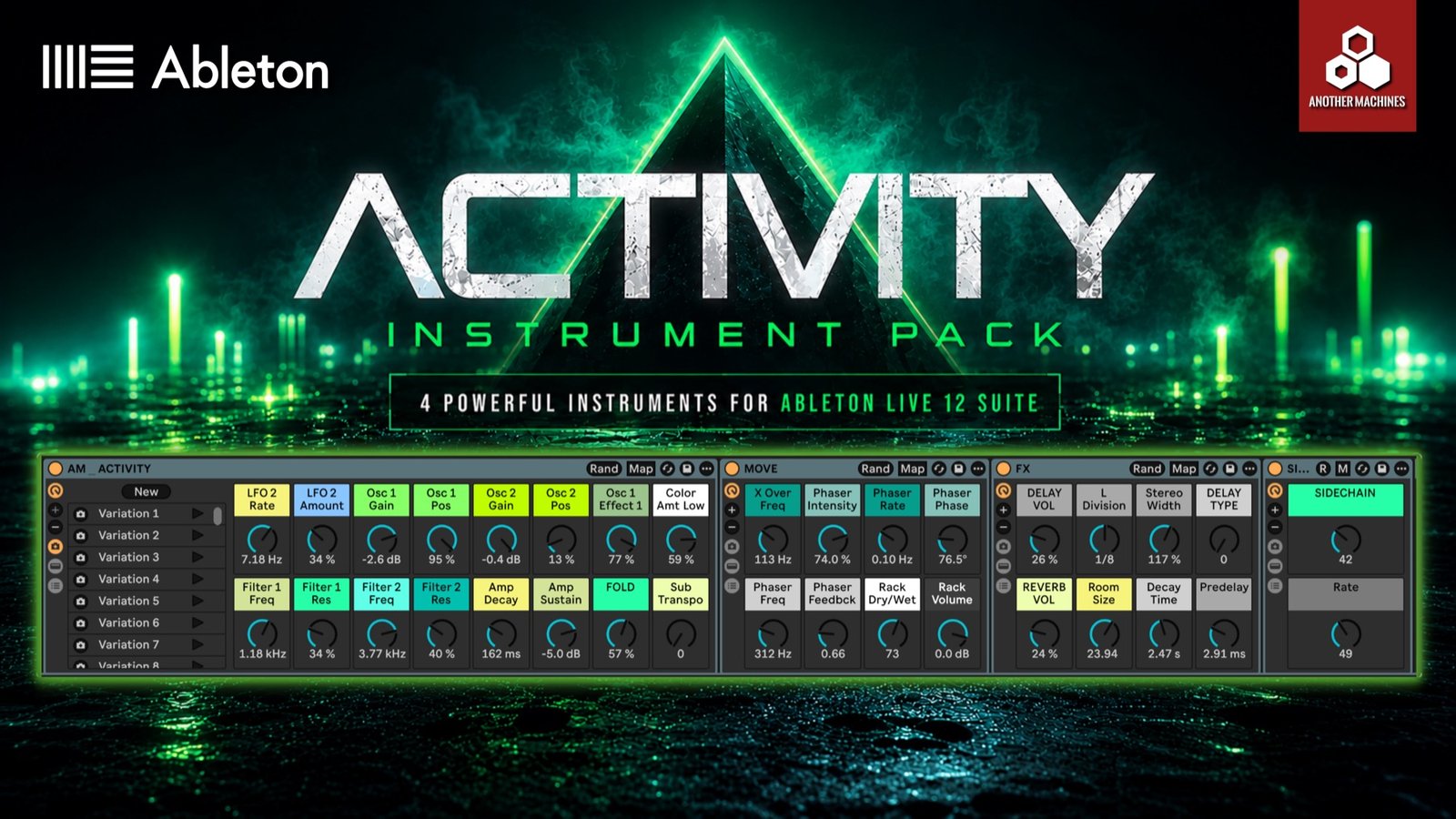 ACTIVITY Ableton Live 12 Suite techno instrument collection cover