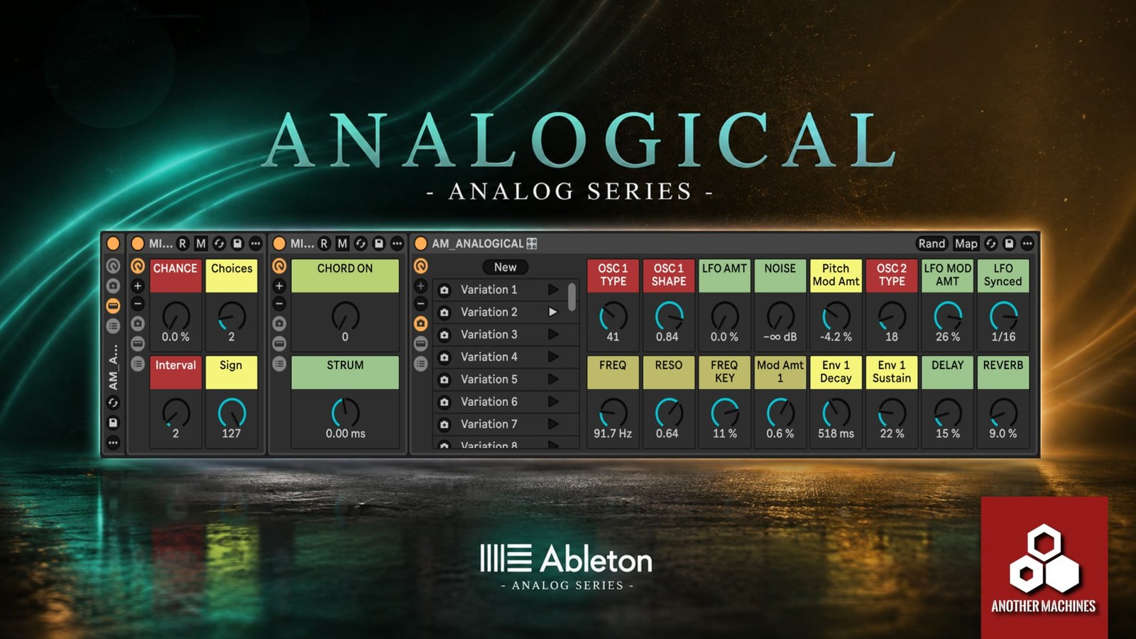 ANALOGICAL Analog Series Ableton rack detail