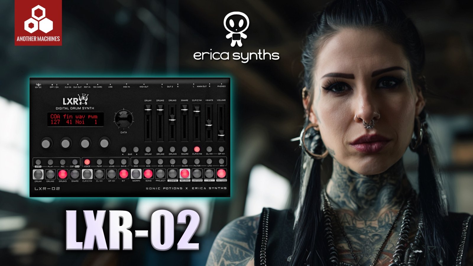 Erica Synths LXR-02 Techno Project 9 cover