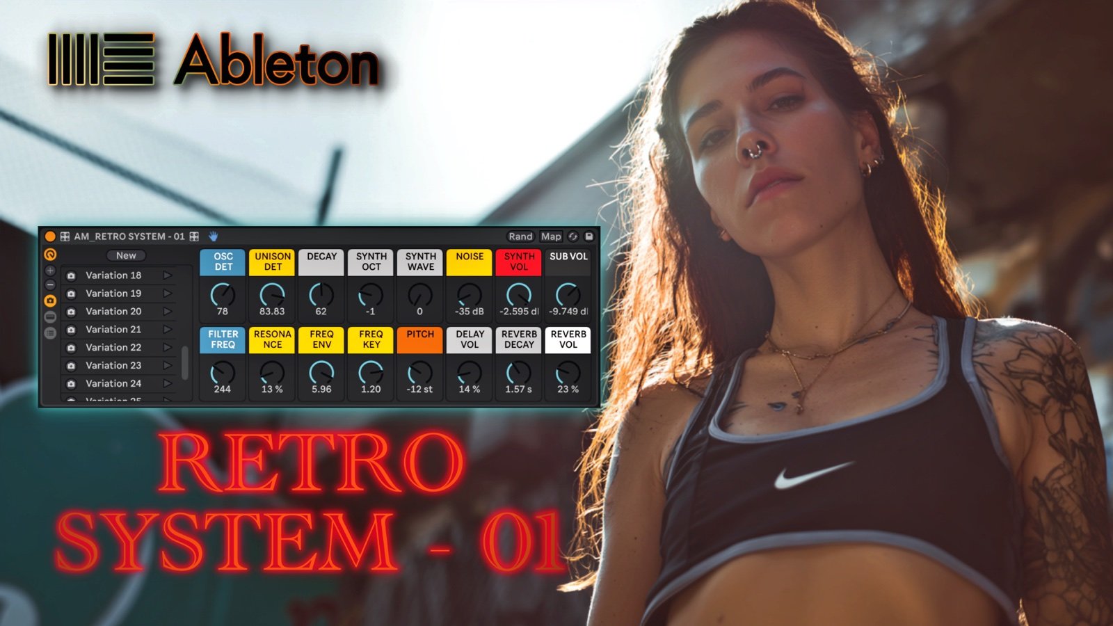 Retro System 01 Ableton rack product visual