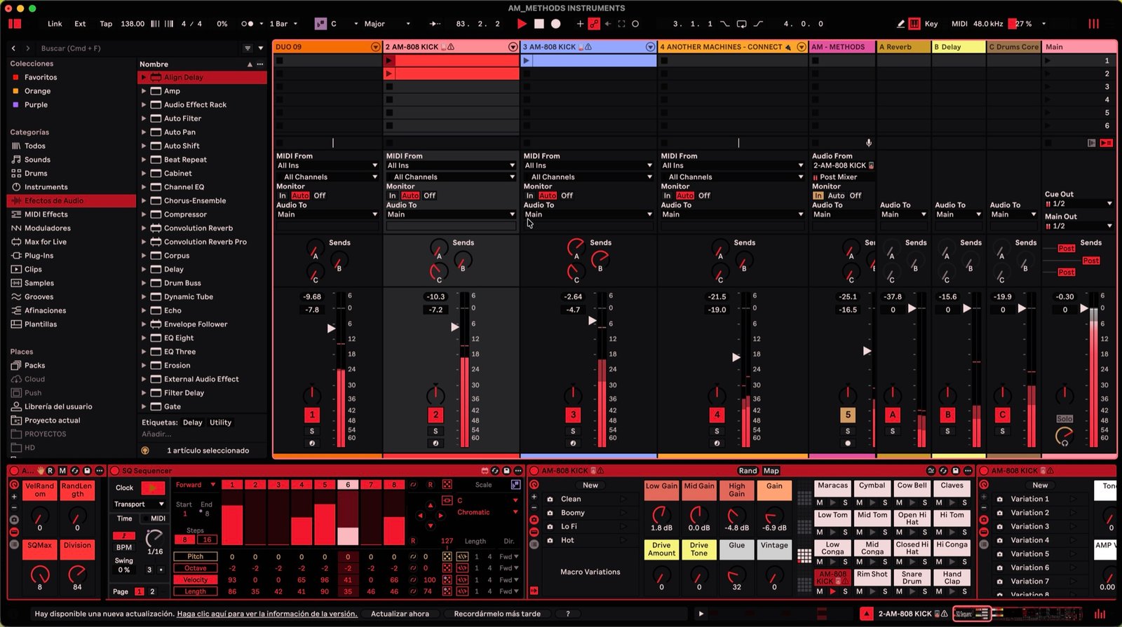 Light Ableton Live 12 skin from Live 12 Skins Vol.01