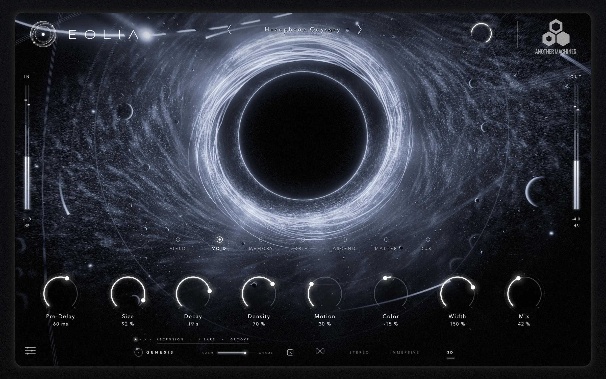 EOLIA — Headphone Odyssey on VOID in 3D