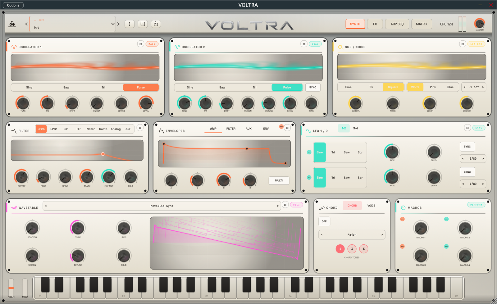 VOLTRA Dawn skin with warmer low-light tones.